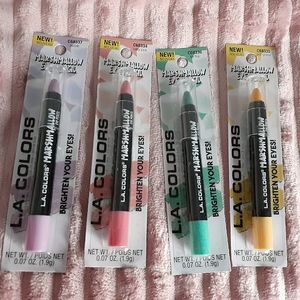 L.A. COLORS MARSHMALLOW EYE PENCILS set of 4